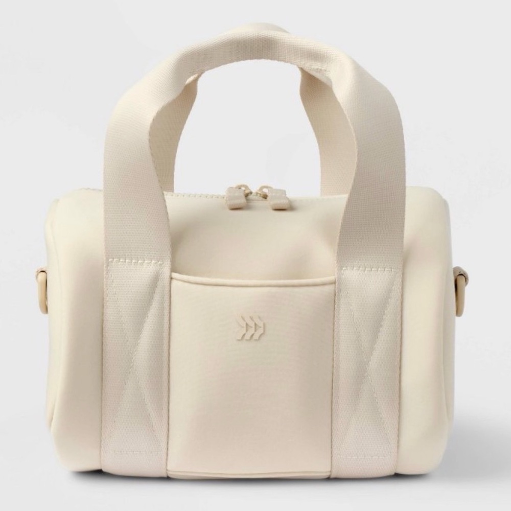 Mini barrel duffel bag nwt cream
